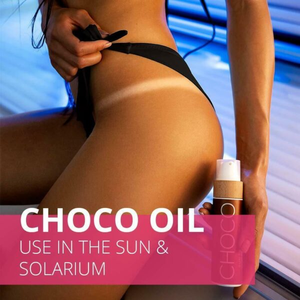 COCOSOLIS ORGANIC – CHOCO Sun Tan Body Oil, 110ml για επιτάχυνση μαυρίσματος