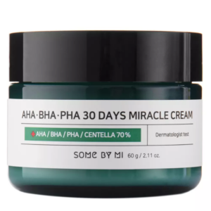 Some By Mi AHA-BHA-PHA 30 Days Miracle Cream 60gr κρέμα με οξέα κατά της ακμής