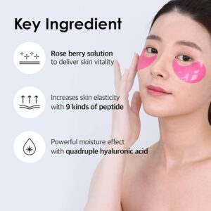 Medi Peel Hyaluron Rose Peptide Pads ματιών με υαλουρονικό 60 τεμάχια