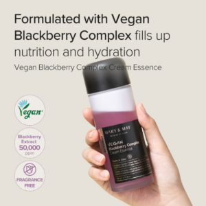 Mary & May Vegan Blackberry Complex Cream Essence – Διφασικό essence για βαθιά ενυδάτωση 140ml