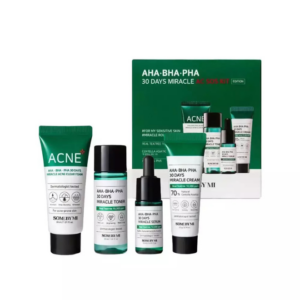 SOME BY MI Miracle SOS TRAVEL KIT- Σετ 4 προϊόντων ιδανικό για το ακνεϊκό δέρμα