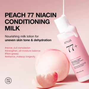 Anua Peach 77 Niacin Conditioning Milk 150 ml – Ενυδατικό γαλάκτωμα με εκχύλισμα ροδάκινου