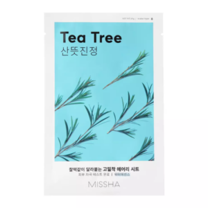 Missha Airy Fit Sheet Mask Tea Tree Μάσκα Προσώπου για Ενυδάτωση 19gr