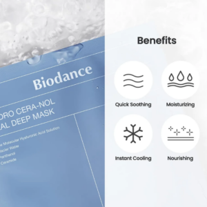 Biodance Hydro Cera-nol Real Deep Mask Ενυδατική Μάσκα Προσώπου 34gr