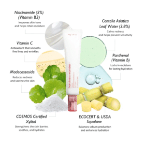 Haruharu Wonder Centella 5% Niacinamide Radiance Gel Cream 40gr - Ενυδατικό gel προσώπου για λιπαρό δέρμα